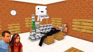 САМОЕ СМЕШНОЕ ВИДЕО! МИНИ ШКОЛА МОНСТРОВ МАЙНКРАФТ! Monster School MINECRAFT ХИХИ ЧЕЛЛЕНДЖ Валеришк