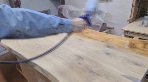 Дубовый стол в стиле лофт своими руками