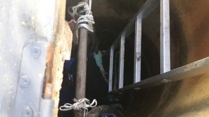 Разорвало кольца | сдвинуло шахту в колодце | чиню сама??❤#колодец #кольцавколодце #щельвколодце