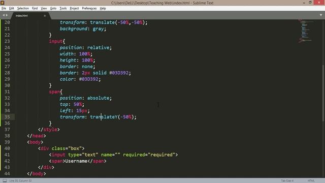 Input with Animation Effect | UI Design | HTML CSS | animated input in Hindi смотреть онлайн