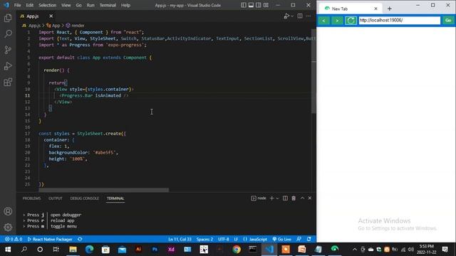 React Native ProgressBar | React Native Tutorial Bangla | React Native for Beginners | Part 19 смотреть онлайн