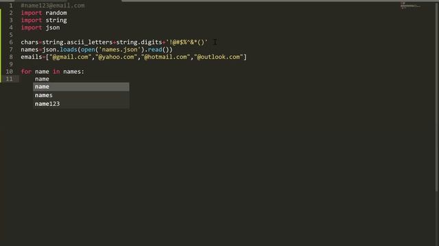 Python Tutorial On Generating Emails and Passwords with Sublime смотреть онлайн