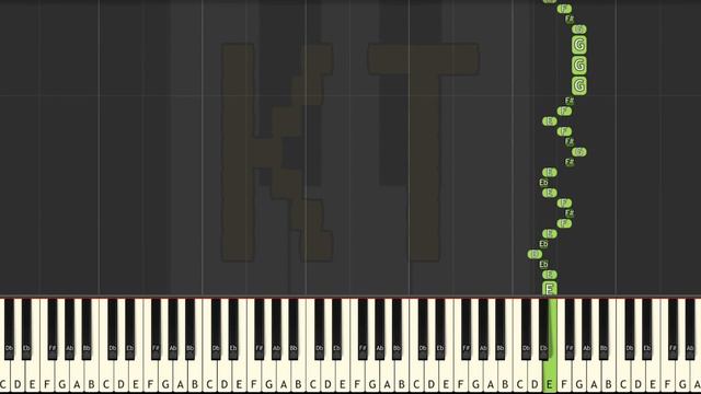 False Knight from Hollow Knight - Easy Mode [Piano Tutorial] (Synthesia) смотреть онлайн