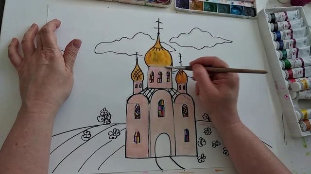 Рисуем Храм смотреть онлайн