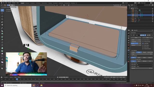 Blender software Hindi Tutorial Hard Surface Modeling From Sketch to 3DModel Blender 2.91 NewReleas смотреть онлайн