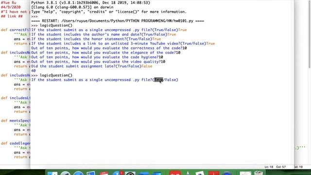 Python Programming Assignment 0101: Grading Logic смотреть онлайн