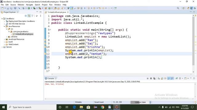 LinkedList with Realtime example смотреть онлайн