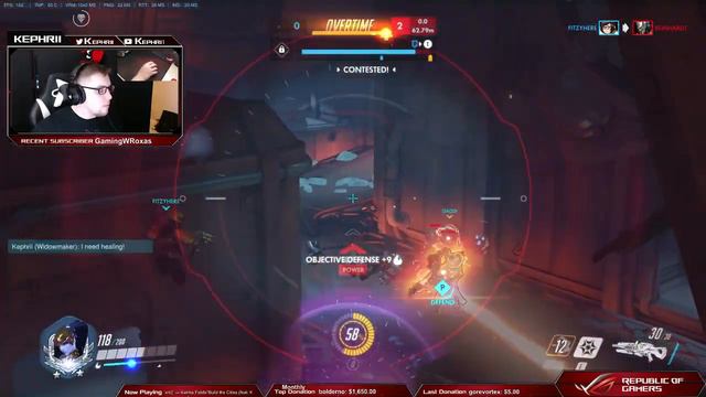 [Overwatch] Kephrii - Widow - Kings Row (Ft. ID, Fitzy, Dog, Madox, Salty, Reinhardt) смотреть онлайн