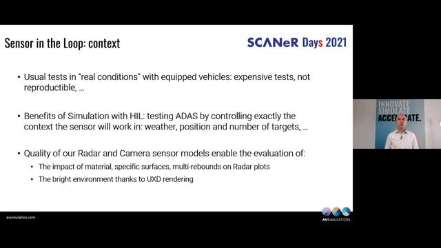 SCANeR Days 2021 - Presentation of products and recent projects regarding HIL смотреть онлайн