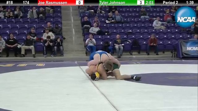 WWC 174: Joe Rasmussen (South Dakota State) vs. Tyler Johnson (North Dakota State) смотреть онлайн