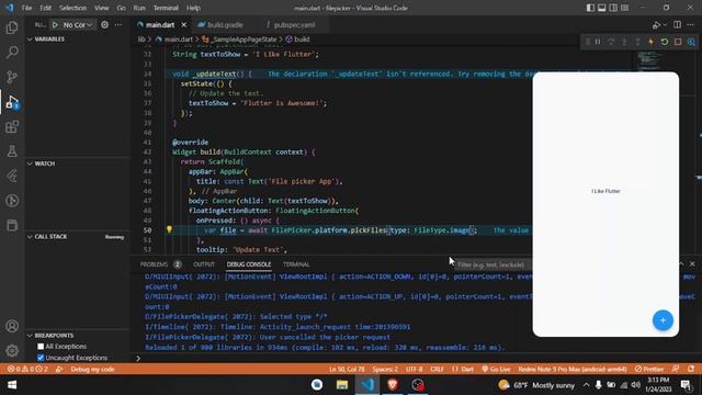FilePicker in Flutter | Pick custom files in flutter | 2023 смотреть онлайн