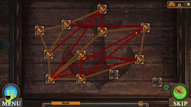 String Puzzle Variation #9 - Tricky Doors Level 2 Secluded Island (FIVE-BN GAMES) смотреть онлайн