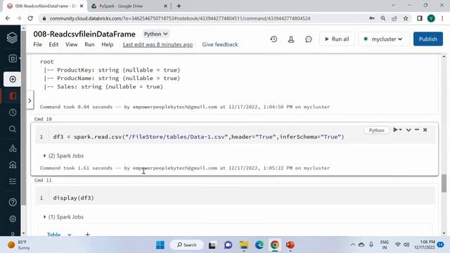 8. Read CSV file in DataFrame смотреть онлайн