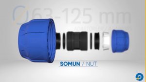 Сборка фитингов ПНД диаметром 63-125 мм