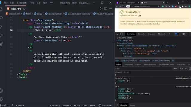 Bootstrap 5 Course - Alerts смотреть онлайн