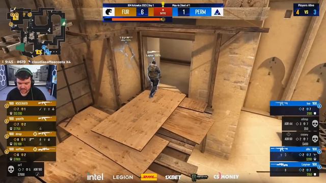 PARTIDA MAIS RAPIDA DO MUNDO! FURIA VS PERMITTA - IEM Katowice 2023 Play-In смотреть онлайн
