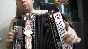 Ой занялась рябина зорькой алой.гармонь