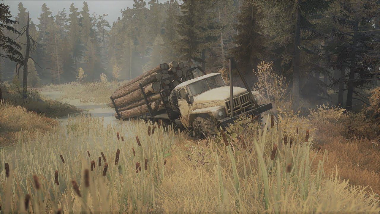 Spintires: MudRunner - Карта в "Российской глубинке 1" (Часть первая) смотреть онлайн