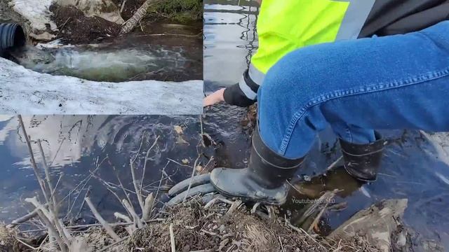 Unclogging Lots Of Culverts As The Spring Thaw Rolls In. Update Videos Included смотреть онлайн