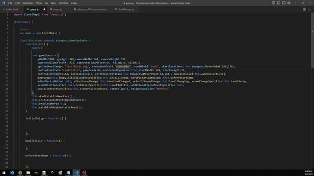 Ninja Spike Avoider Tutorial Part 1 Overview Code Snips GameSkeleton Title Screen and Background смотреть онлайн