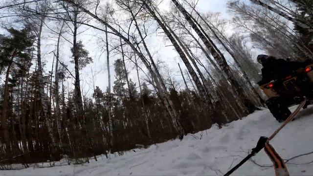 ЗИМНИЕ ПОКАТУШКИ НА КВАДРОЦИКЛЕ AVANTIS HUNTER 200 BIG PREMIUM | ПРИВЕЗАЛИ ТЮБИНГ К КВАДРОЦИКЛУ