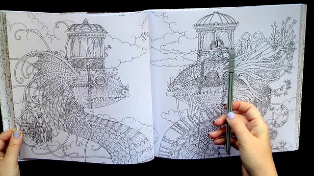 Обзор раскраски-антистресс  'Zemlja Snova' Томислава Томича