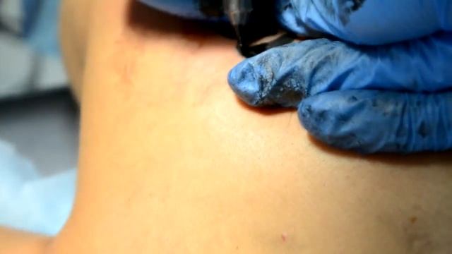 Тату Абстракция (Трайбл) Процесс нанесения TVK Tattoo Club!