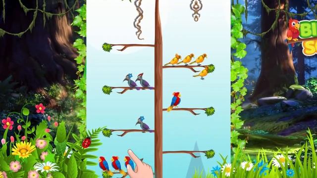 Bird Color Sort Puzzle : Color matching | Puzzle game for Android & iOS смотреть онлайн