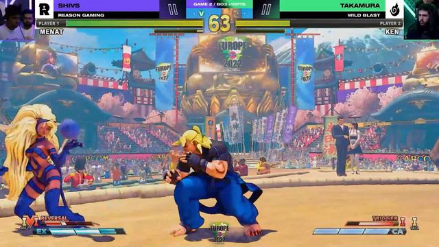 Shivs (Menat) vs. Takamura (Ken) - BO3 - Street Fighter League Pro-EU 2022 Week 11 смотреть онлайн