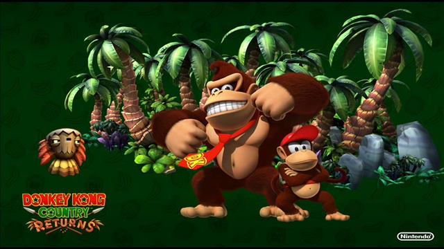 Donkey Kong Country Returns Music - Cannon Cluster смотреть онлайн