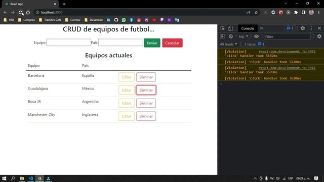21. CRUD App: Eliminación de datos y guardado en localStorage | React en español смотреть онлайн