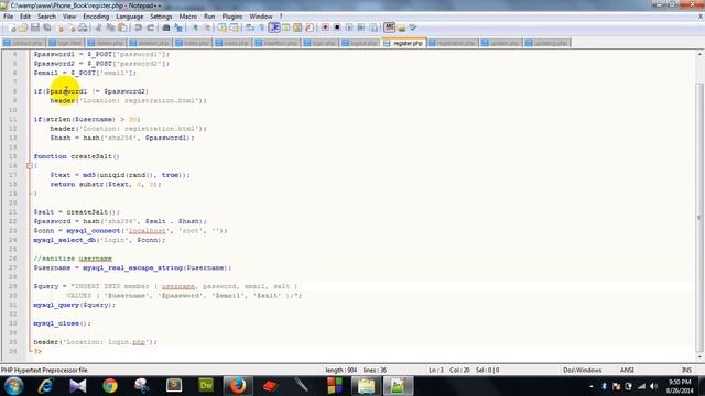 Online Phone Book Part-1 : Step by step software development using PHP and MYSQL смотреть онлайн