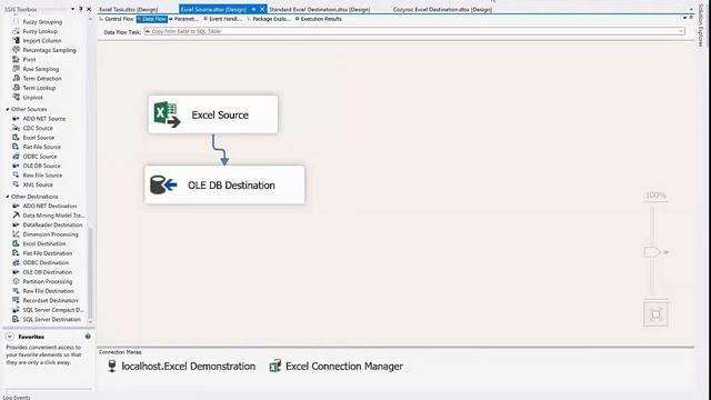 Excel Source SSIS component. Microsoft Excel integration by COZYROC SSIS+ components смотреть онлайн