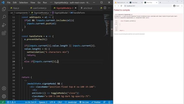 Tuto authentification avec React + Firebase. смотреть онлайн