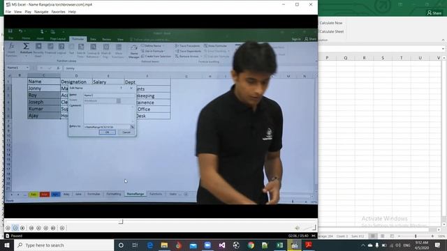 list named range and create a graph in Excel sheet смотреть онлайн