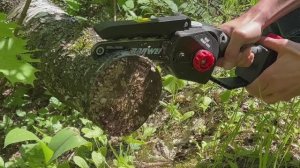 Обзор аккумуляторной мини пилы NANWEI