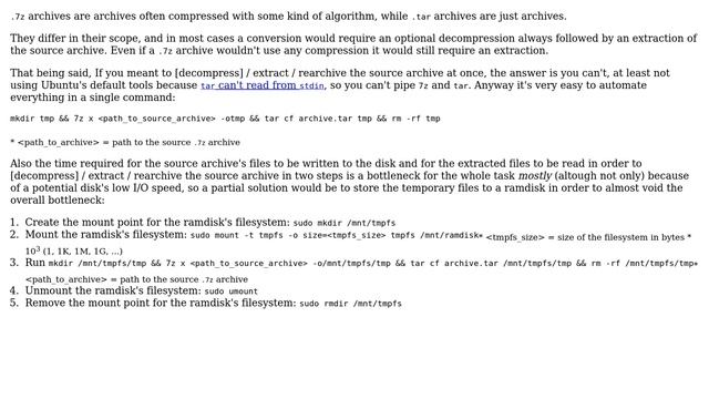 Is it possible to convert 7z to tar directly? (2 Solutions!!) смотреть онлайн