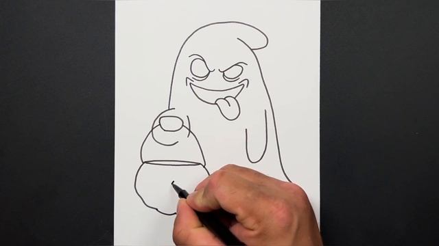How To Draw A Ghost | Halloween Drawing #drawing #ghostdrawing #halloween смотреть онлайн