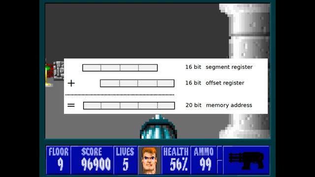 #3 Оперативная память. Игровой движок Wolfenstein 3D(Black Book Wolfenstein 3D).
