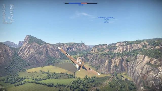 War Thunder: Bf109 vs IL-28 смотреть онлайн
