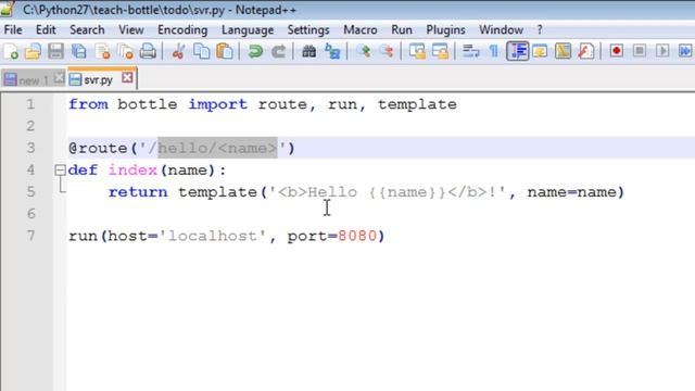 Python Web Frameworks: 2 Bottle Todo Application смотреть онлайн