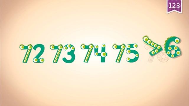 Endless Numbers 50 - 100 | Meet Number Fifty to One-hundred | Fun Learning for Kids смотреть онлайн