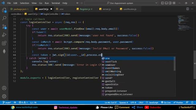 Login User With JWT Token Doctor Appointment System Mern Stack project смотреть онлайн