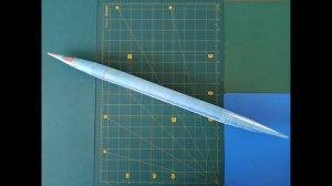 Модель самолёта «Ту-144» из бумаги