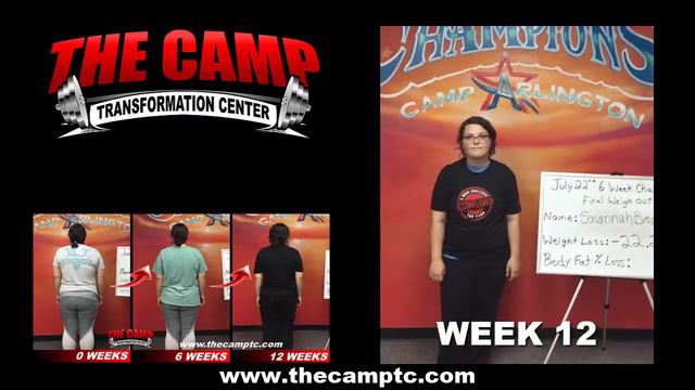 Arlington TX Weight Loss Fitness 12 Week Challenge Results - Savannah B. смотреть онлайн