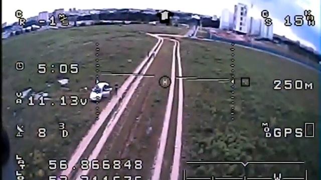 Phantom FC40 + TS-351 200mW 5.8G = FailSafe at 250m смотреть онлайн