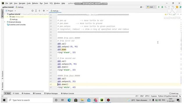 Cute Panda ? Graphics Using Python Turtles ? | Python Turtles смотреть онлайн