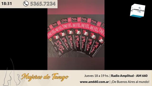 MUJERES DE TANGO 11 / 05 / 2023 AMPLITUD AM 660 смотреть онлайн