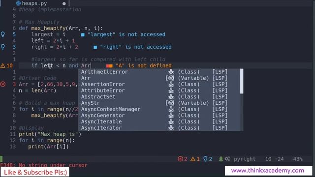 [6.2] Heaps Implementation in Python | Data Structures in Python смотреть онлайн