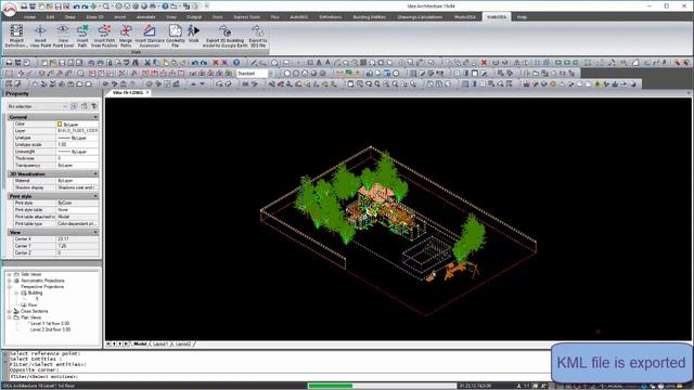 Export 3D building model to Google Earth смотреть онлайн